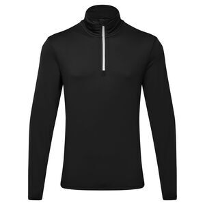 TriDri Mens Athletic Top / Black/White